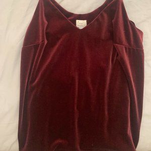 Velvet tank